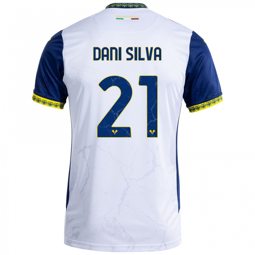 Kinderen Dani Silva #21 Witblauw Uitshirt Uittenue 2024/25 T-Shirt