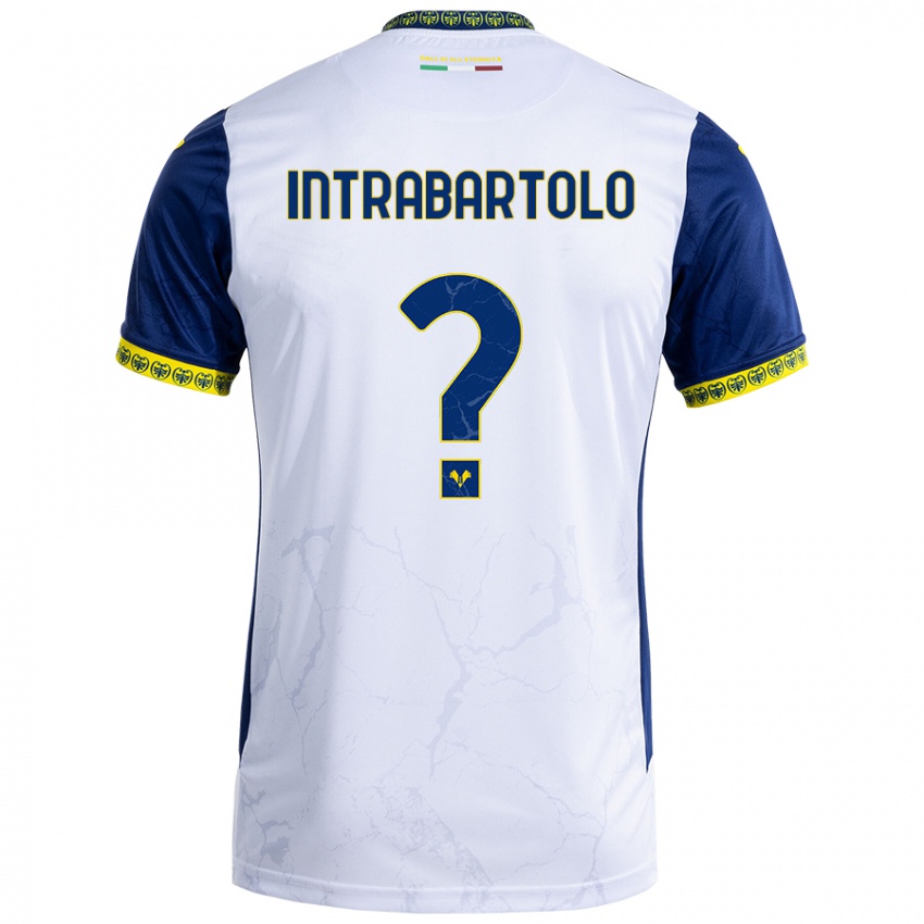 Kinderen Denis Intrabartolo #0 Witblauw Uitshirt Uittenue 2024/25 T-Shirt