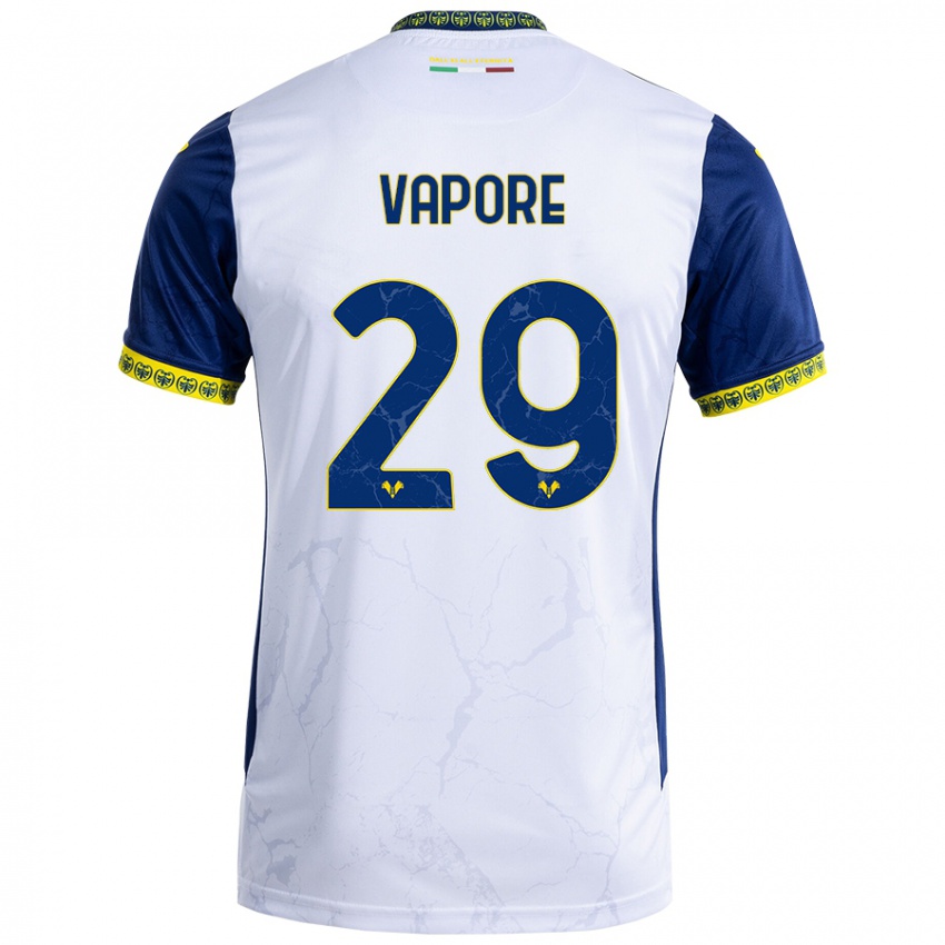 Kinderen Angelo Vapore #29 Witblauw Uitshirt Uittenue 2024/25 T-Shirt