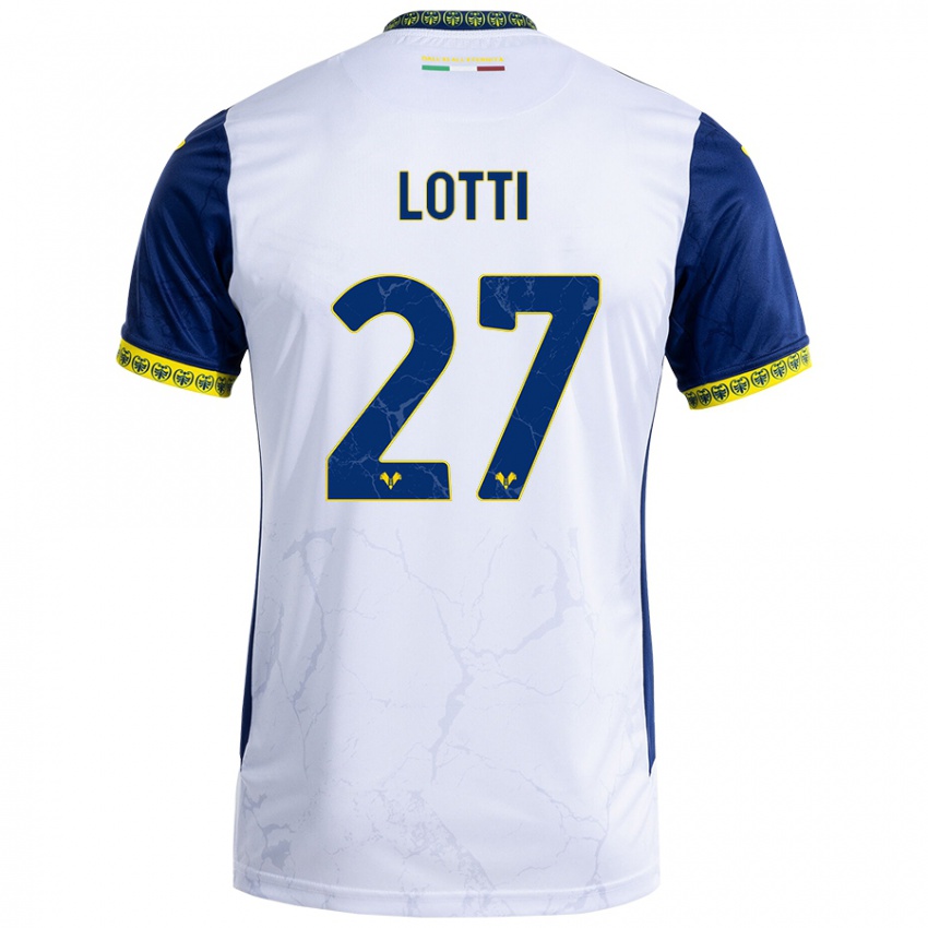 Kinderen Irene Lotti #27 Witblauw Uitshirt Uittenue 2024/25 T-Shirt