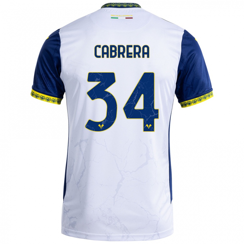 Kinderen Ilena Cabrera #34 Witblauw Uitshirt Uittenue 2024/25 T-Shirt