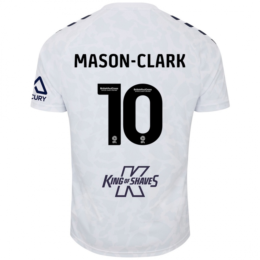 Kinderen Ephron Mason-Clark #10 Wit Uitshirt Uittenue 2024/25 T-Shirt