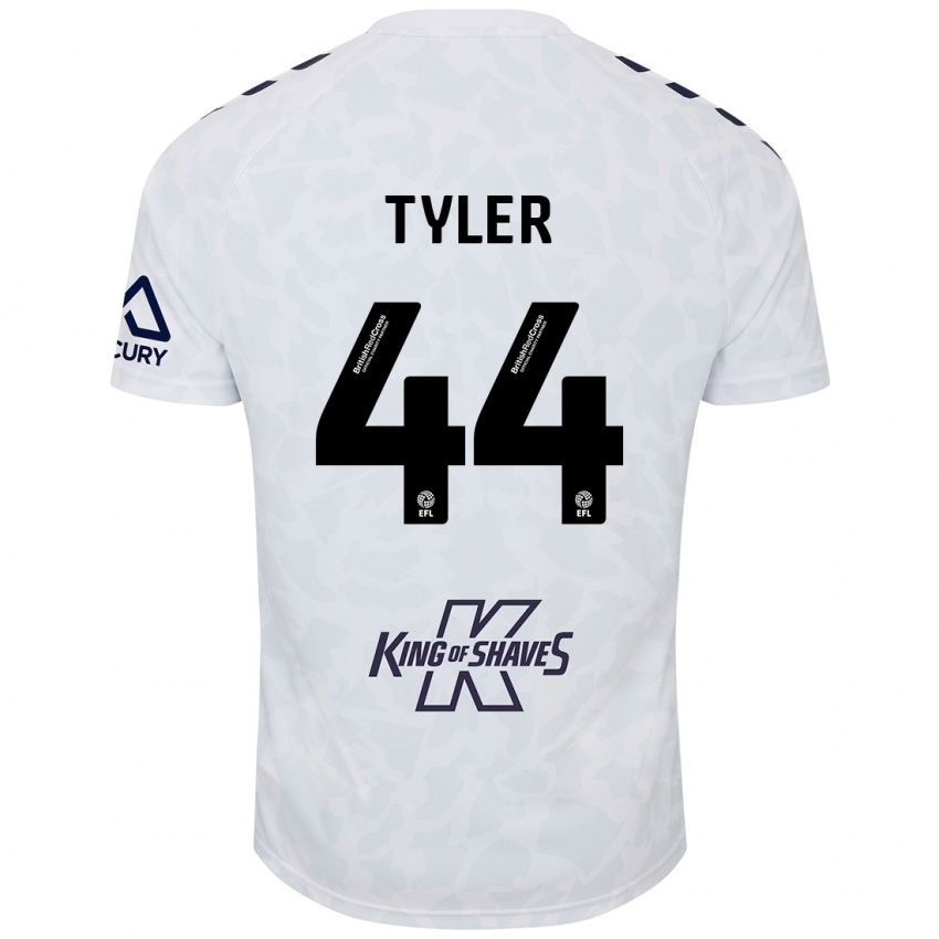 Kinderen Cian Tyler #44 Wit Uitshirt Uittenue 2024/25 T-Shirt