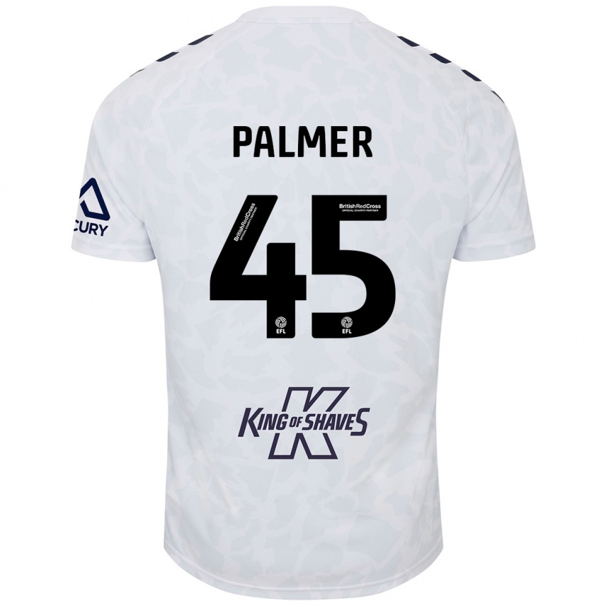 Kinderen Kasey Palmer #45 Wit Uitshirt Uittenue 2024/25 T-Shirt