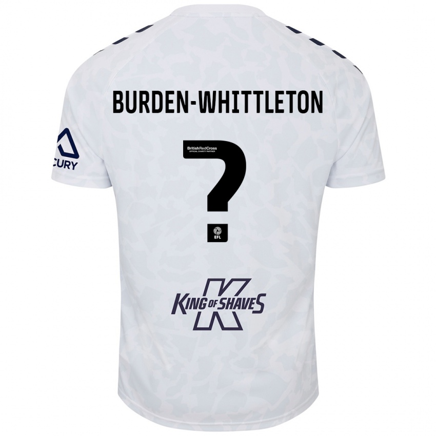 Kinderen Charlie Burden-Whittleton #0 Wit Uitshirt Uittenue 2024/25 T-Shirt