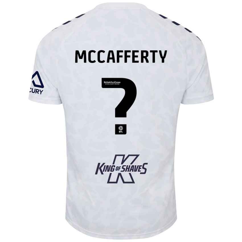 Kinderen Lewys Mccafferty #0 Wit Uitshirt Uittenue 2024/25 T-Shirt