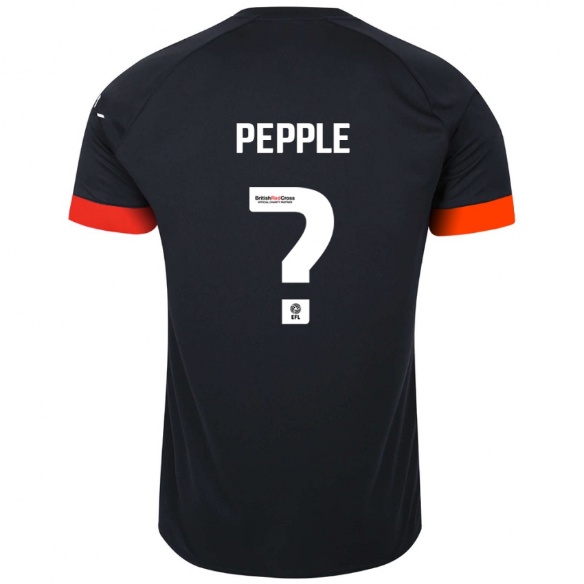 Kinderen Aribim Pepple #0 Zwart Oranje Uitshirt Uittenue 2024/25 T-Shirt