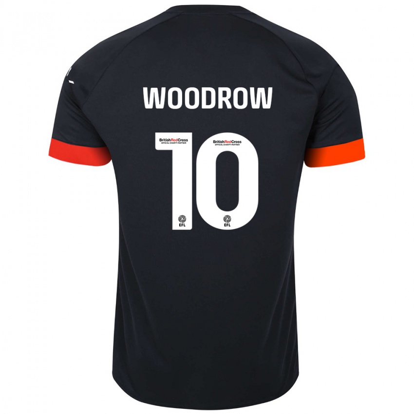 Kinderen Cauley Woodrow #10 Zwart Oranje Uitshirt Uittenue 2024/25 T-Shirt