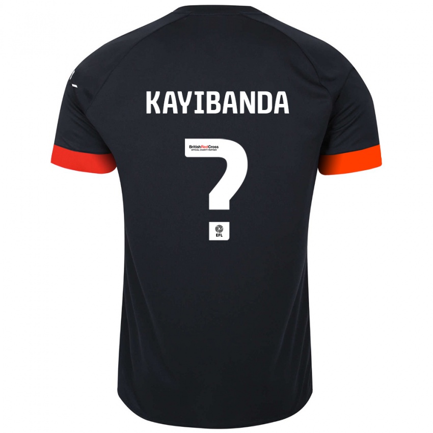 Kinderen Claude Kayibanda #0 Zwart Oranje Uitshirt Uittenue 2024/25 T-Shirt