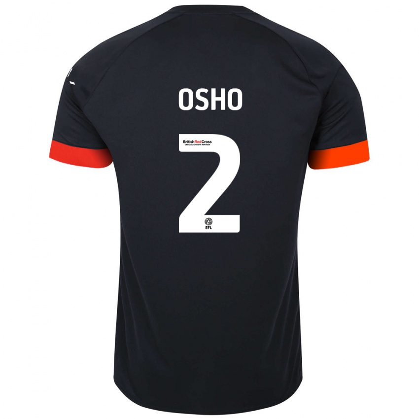 Kinderen Gabriel Osho #2 Zwart Oranje Uitshirt Uittenue 2024/25 T-Shirt