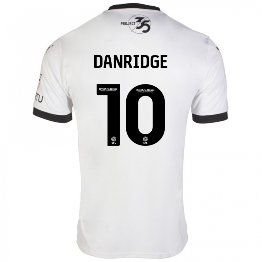 Kinderen Rebecca Danridge #10 Wit Zwart Uitshirt Uittenue 2024/25 T-Shirt