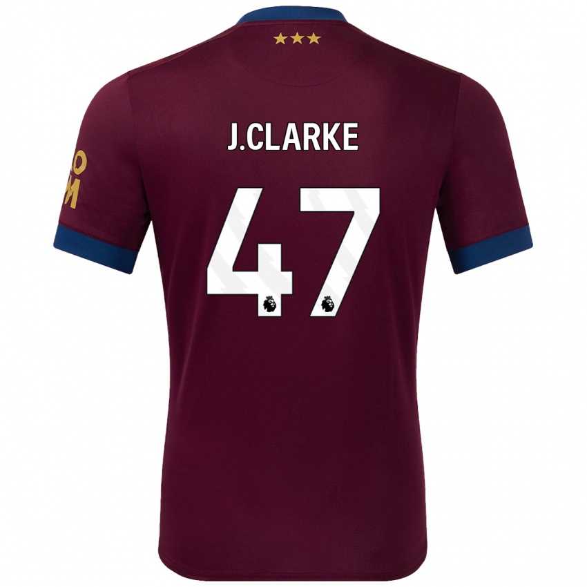 Kinderen Jack Clarke #47 Bruin Uitshirt Uittenue 2024/25 T-Shirt