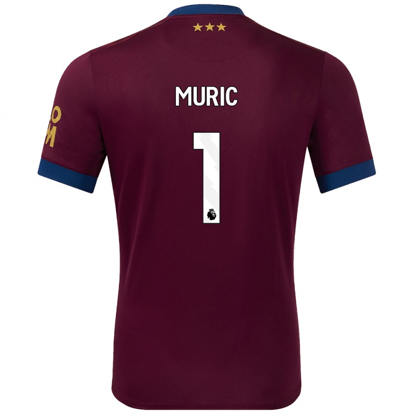 Kinderen Arijanet Muric #1 Bruin Uitshirt Uittenue 2024/25 T-Shirt