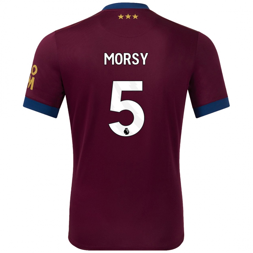 Kinderen Samy Morsy #5 Bruin Uitshirt Uittenue 2024/25 T-Shirt