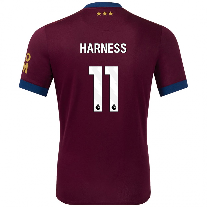 Kinderen Marcus Harness #11 Bruin Uitshirt Uittenue 2024/25 T-Shirt