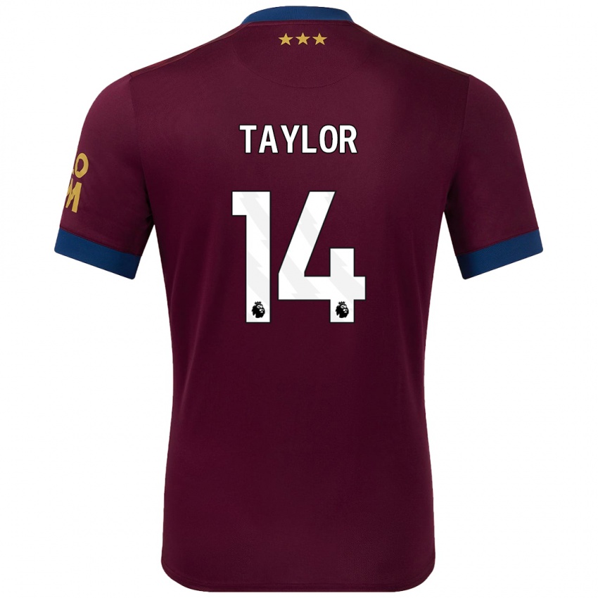 Kinderen Jack Taylor #14 Bruin Uitshirt Uittenue 2024/25 T-Shirt