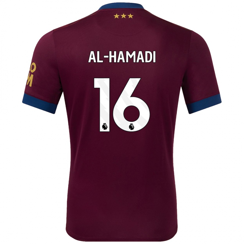 Kinderen Ali Al-Hamadi #16 Bruin Uitshirt Uittenue 2024/25 T-Shirt