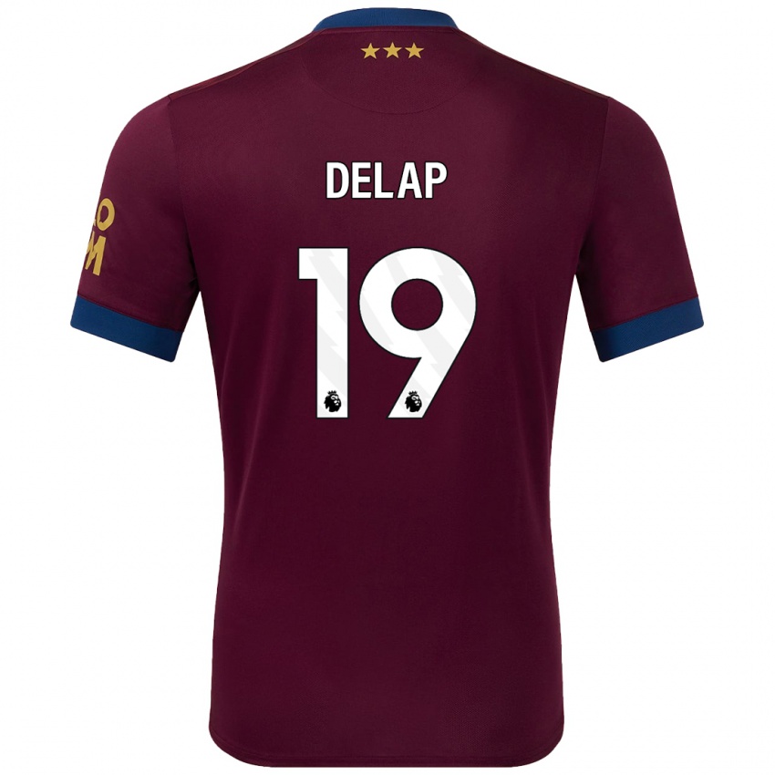 Kinderen Liam Delap #19 Bruin Uitshirt Uittenue 2024/25 T-Shirt