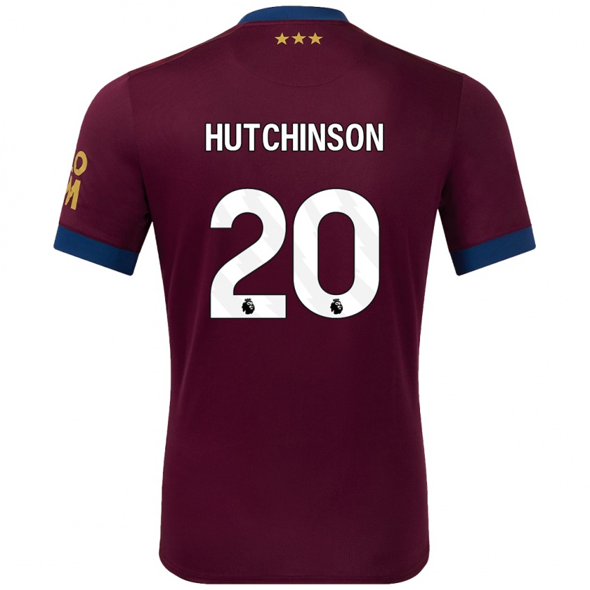 Kinderen Omari Hutchinson #20 Bruin Uitshirt Uittenue 2024/25 T-Shirt