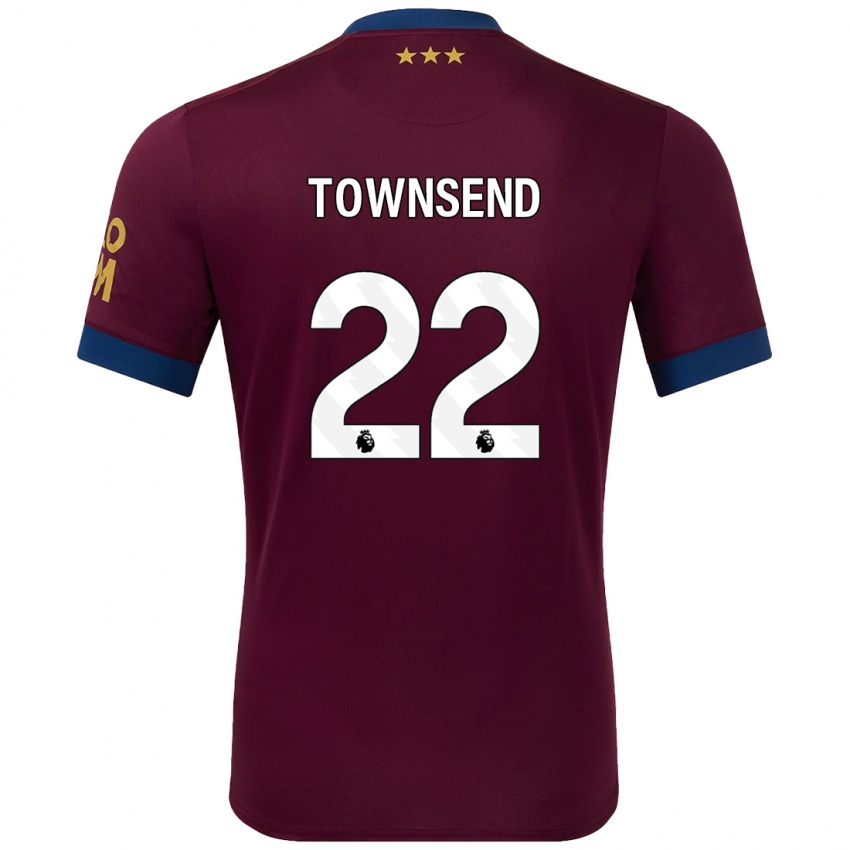 Kinderen Conor Townsend #22 Bruin Uitshirt Uittenue 2024/25 T-Shirt