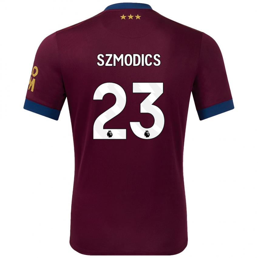 Kinderen Sammie Szmodics #23 Bruin Uitshirt Uittenue 2024/25 T-Shirt