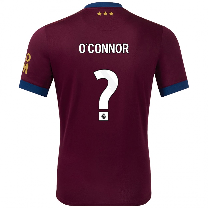 Kinderen Daniel O'connor #0 Bruin Uitshirt Uittenue 2024/25 T-Shirt