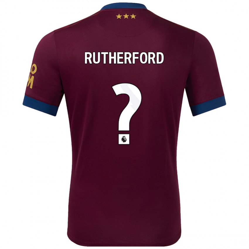 Kinderen Ella Rutherford #0 Bruin Uitshirt Uittenue 2024/25 T-Shirt