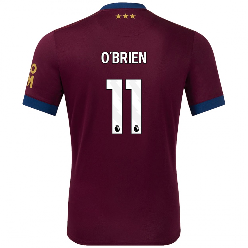 Kinderen Lucy O'brien #11 Bruin Uitshirt Uittenue 2024/25 T-Shirt