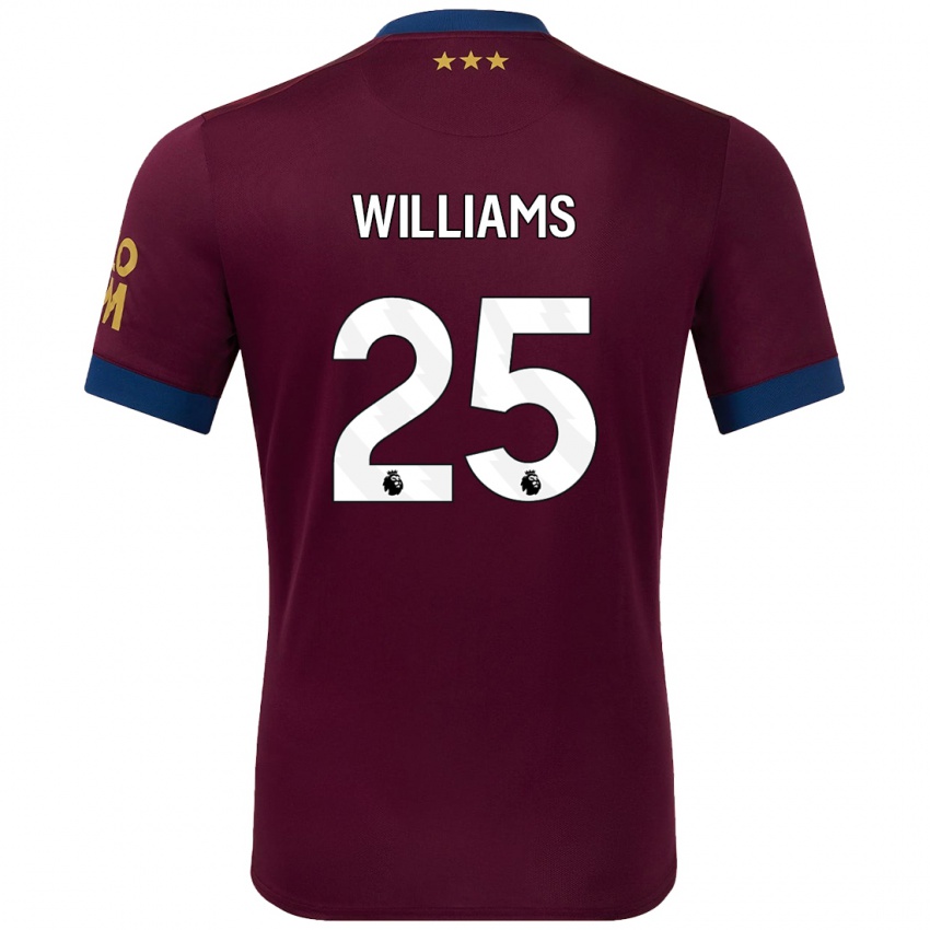 Kinderen Erin Williams #25 Bruin Uitshirt Uittenue 2024/25 T-Shirt