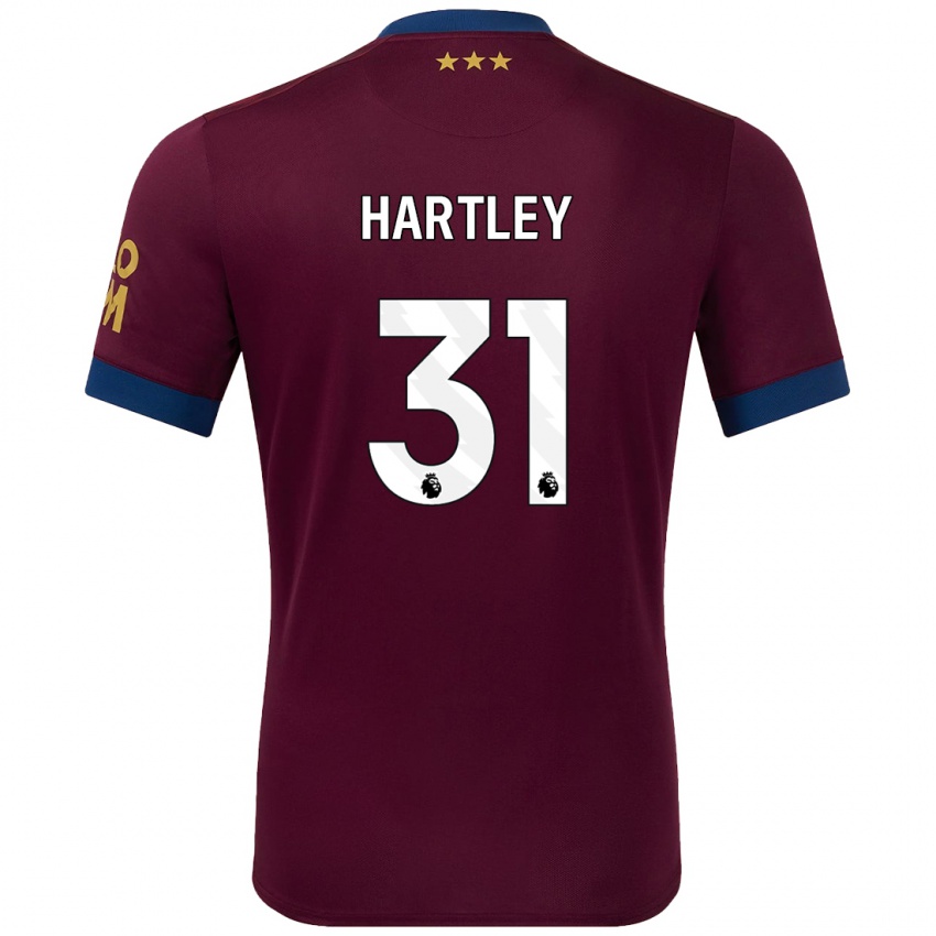 Kinderen Laura Hartley #31 Bruin Uitshirt Uittenue 2024/25 T-Shirt