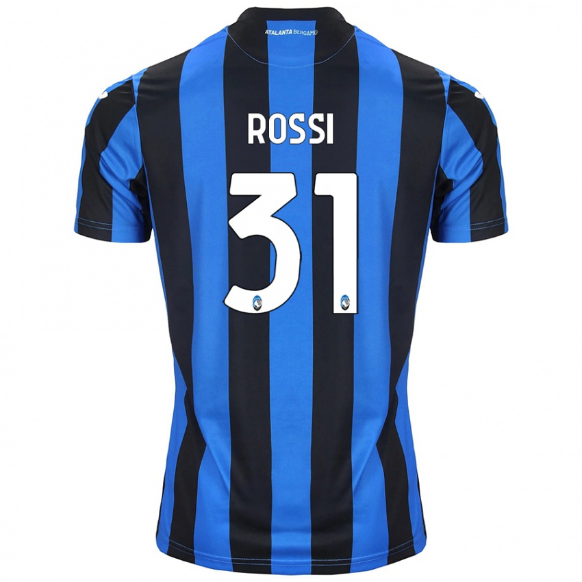 Heren Francesco Rossi #31 Blauw Zwart Thuisshirt Thuistenue 2024/25 T-Shirt