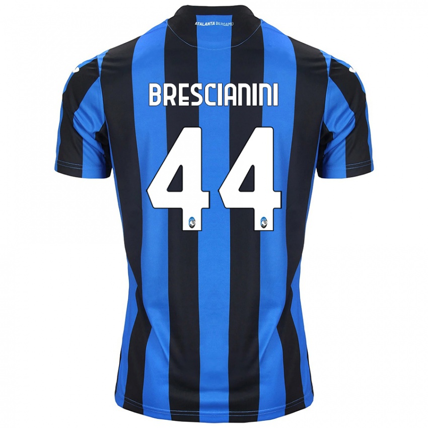 Heren Marco Brescianini #44 Blauw Zwart Thuisshirt Thuistenue 2024/25 T-Shirt