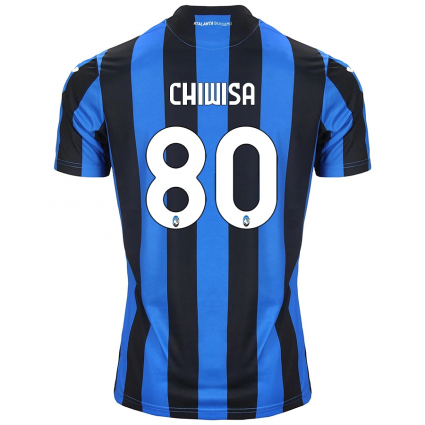 Heren Mannah Chiwisa #80 Blauw Zwart Thuisshirt Thuistenue 2024/25 T-Shirt