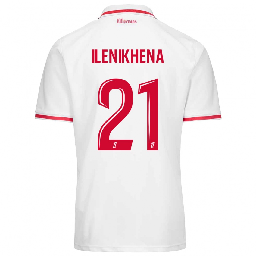 Heren George Ilenikhena #21 Wit Rood Thuisshirt Thuistenue 2024/25 T-Shirt