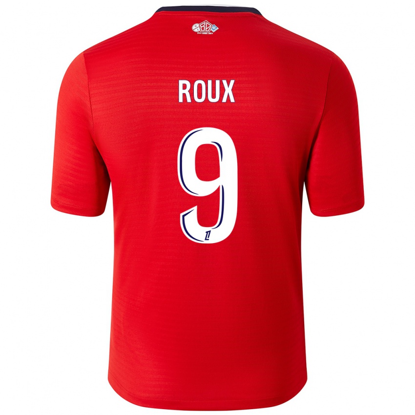 Heren Danielle Roux #9 Rood Wit Thuisshirt Thuistenue 2024/25 T-Shirt