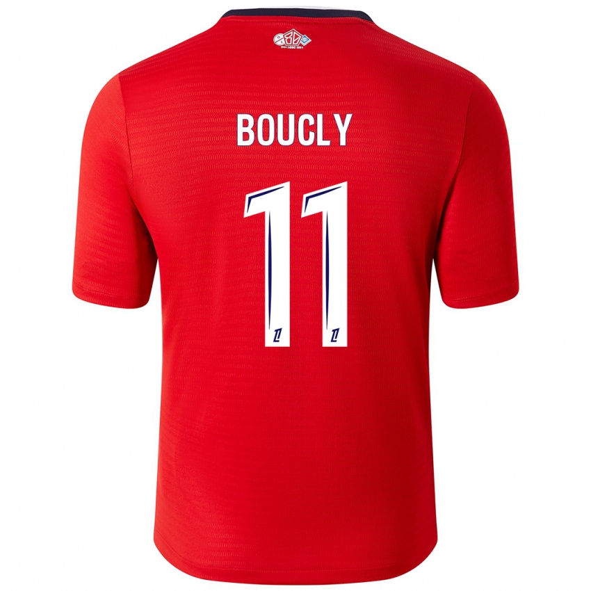 Heren Maïté Boucly #11 Rood Wit Thuisshirt Thuistenue 2024/25 T-Shirt