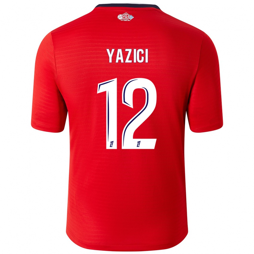 Heren Yusuf Yazici #12 Rood Wit Thuisshirt Thuistenue 2024/25 T-Shirt