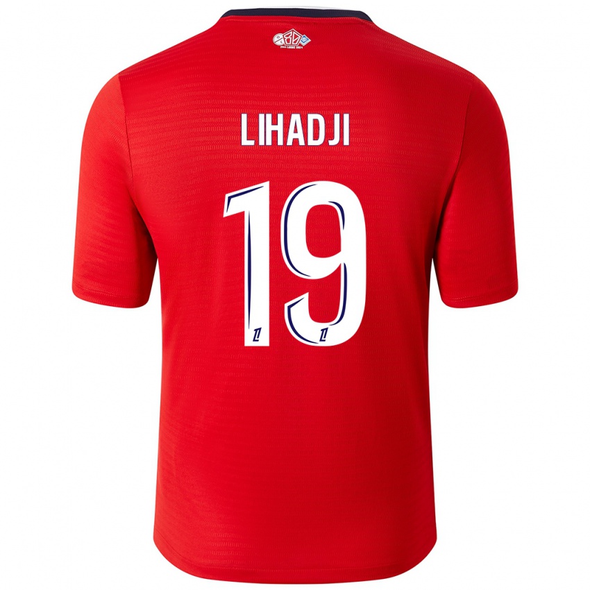 Heren Isaac Lihadji #19 Rood Wit Thuisshirt Thuistenue 2024/25 T-Shirt