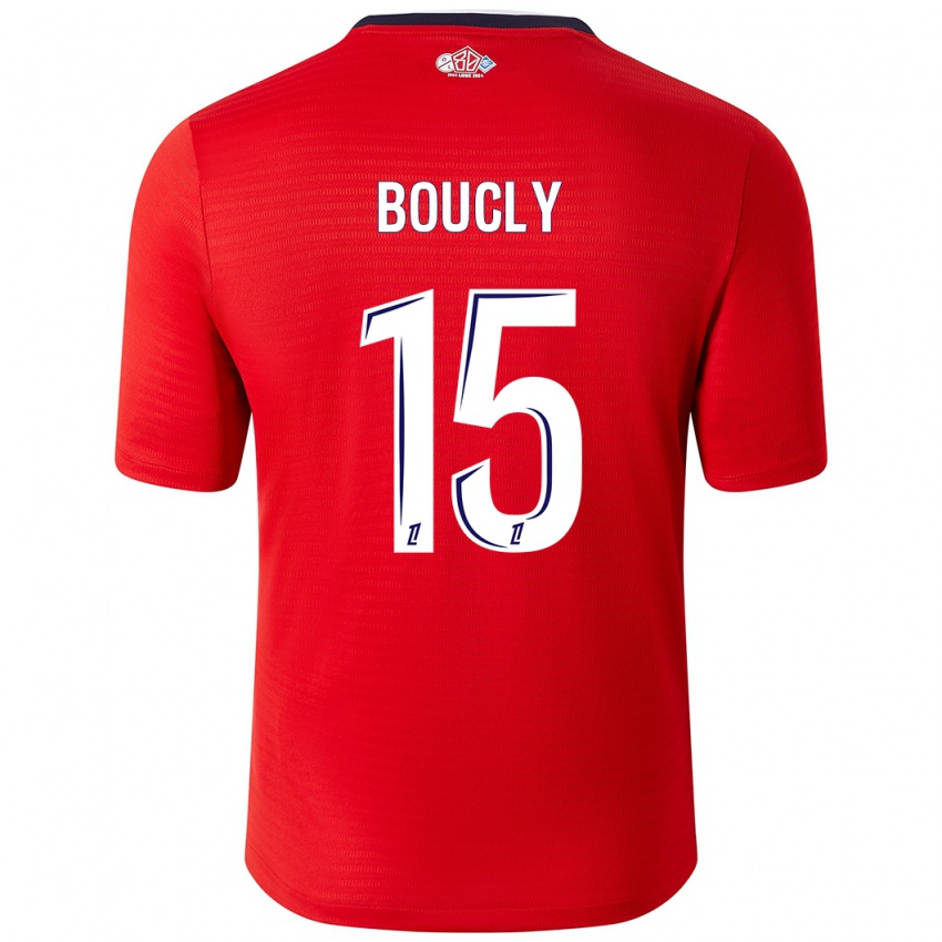 Heren Maite Boucly #15 Rood Wit Thuisshirt Thuistenue 2024/25 T-Shirt