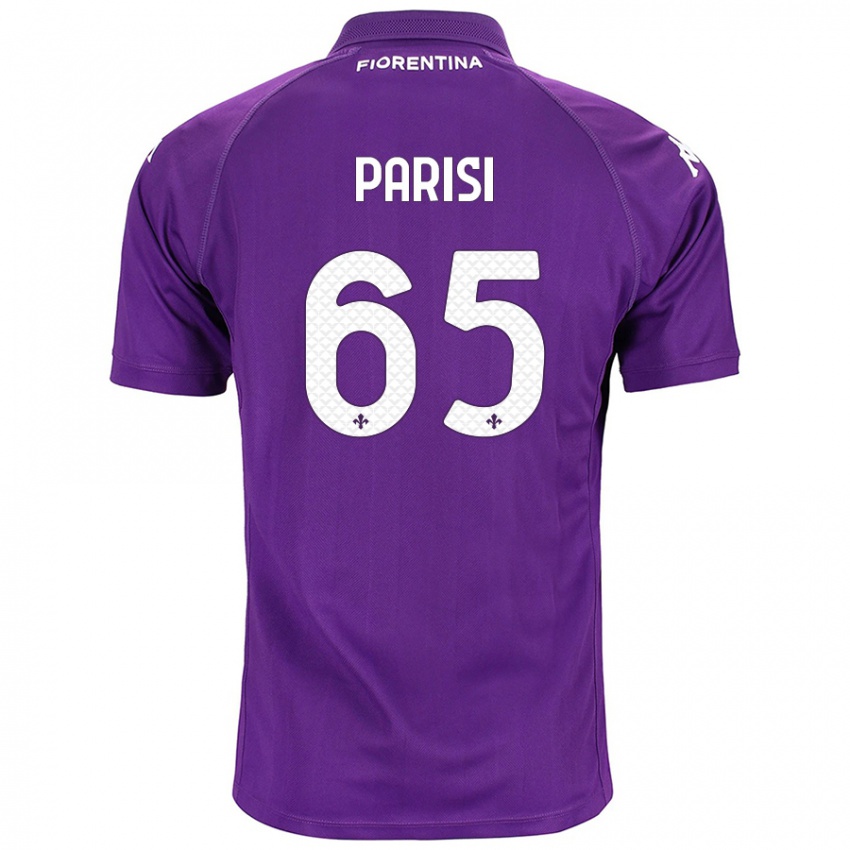 Heren Fabiano Parisi #65 Paars Thuisshirt Thuistenue 2024/25 T-Shirt