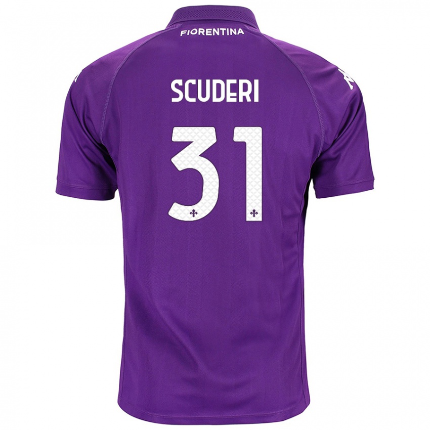 Heren Giulio Scuderi #31 Paars Thuisshirt Thuistenue 2024/25 T-Shirt