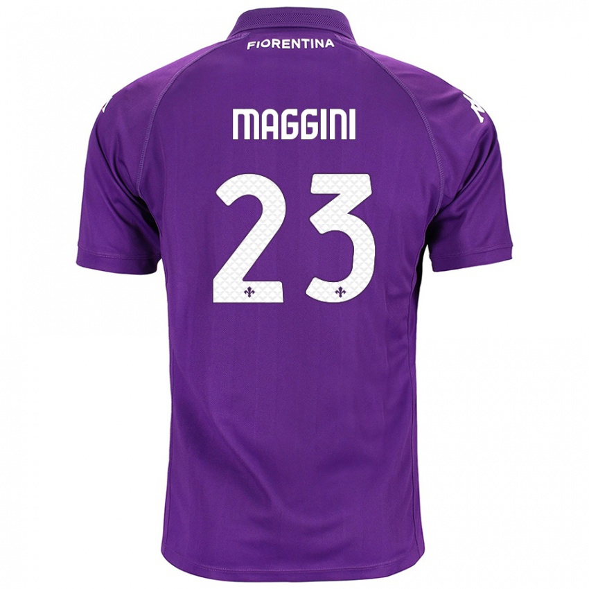 Heren Filippo Maggini #23 Paars Thuisshirt Thuistenue 2024/25 T-Shirt