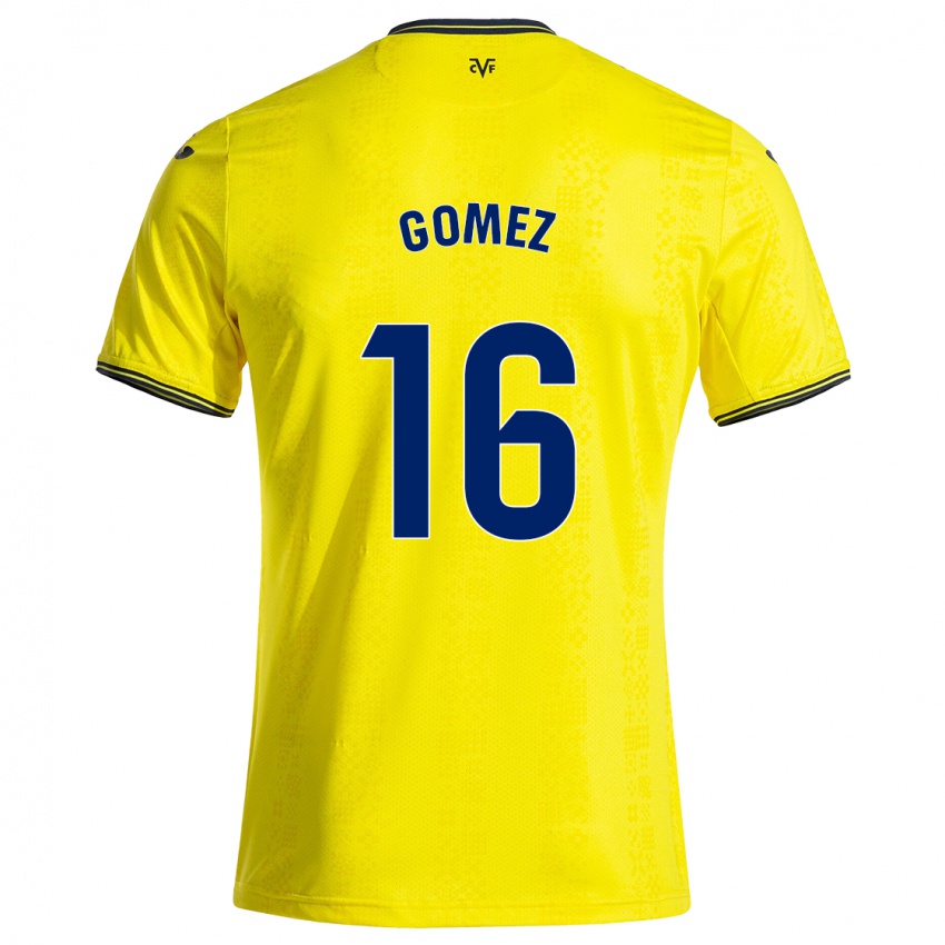 Heren Queralt Gómez #16 Geel Zwart Thuisshirt Thuistenue 2024/25 T-Shirt