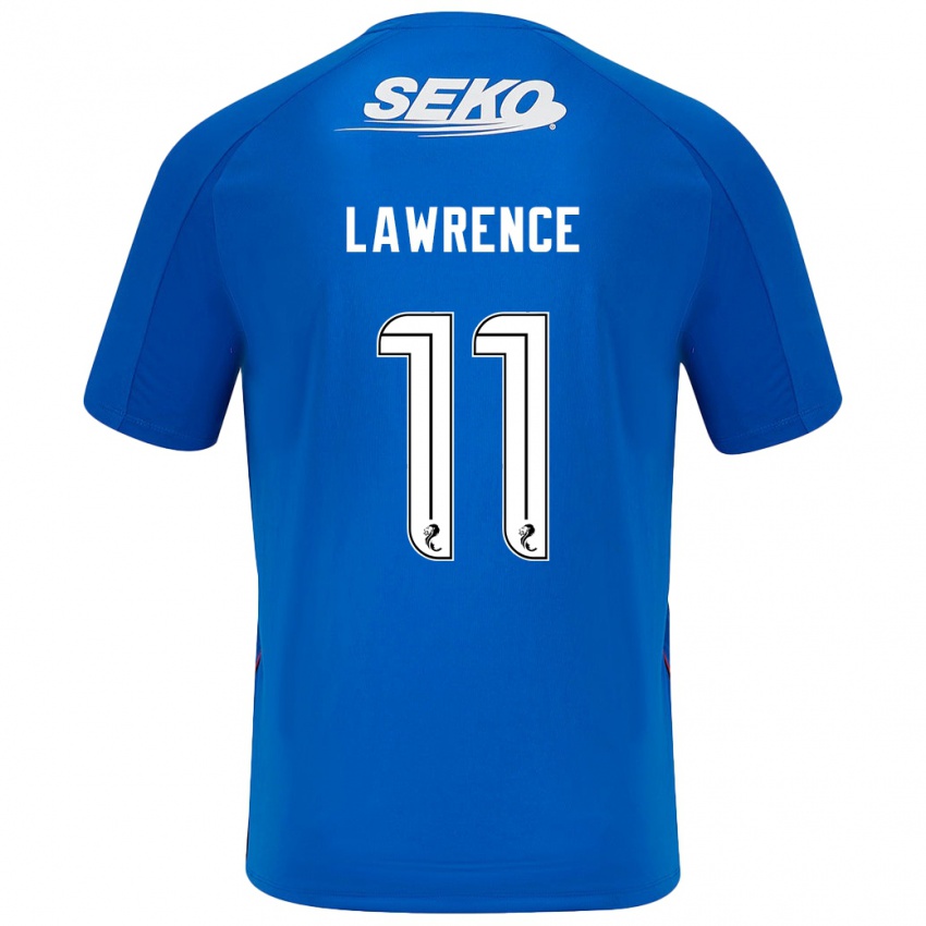 Heren Tom Lawrence #11 Donkerblauw Thuisshirt Thuistenue 2024/25 T-Shirt