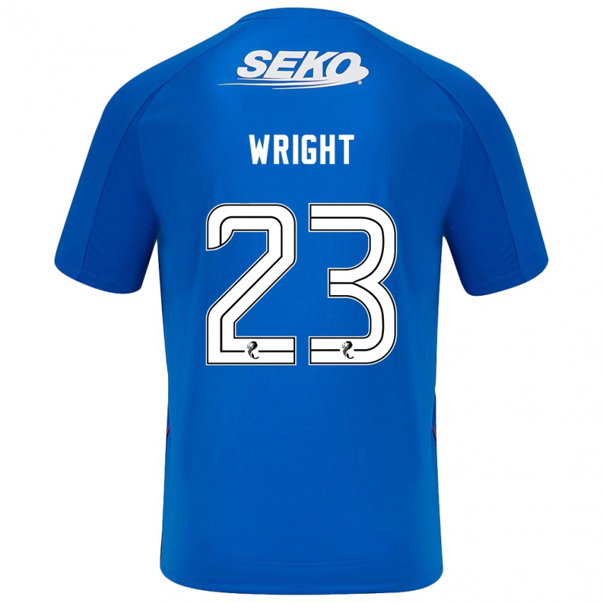 Heren Scott Wright #23 Donkerblauw Thuisshirt Thuistenue 2024/25 T-Shirt