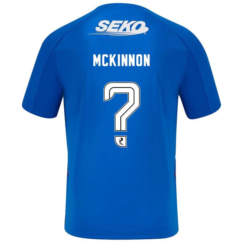 Heren Cole Mckinnon #0 Donkerblauw Thuisshirt Thuistenue 2024/25 T-Shirt