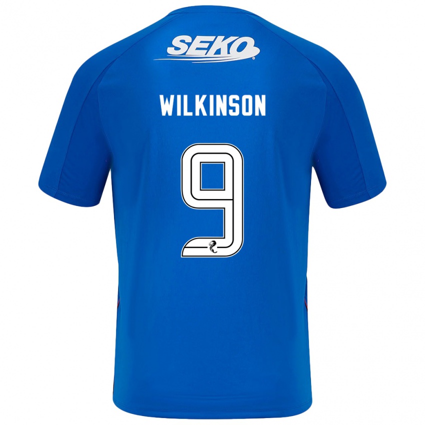 Heren Katie Wilkinson #9 Donkerblauw Thuisshirt Thuistenue 2024/25 T-Shirt