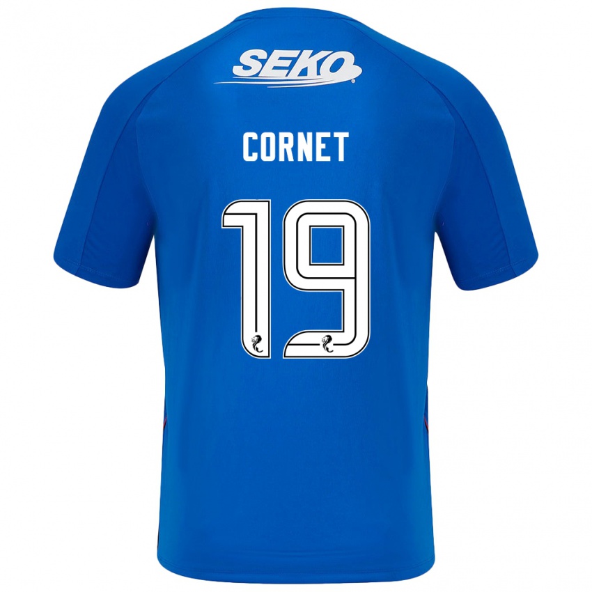 Heren Chelsea Cornet #19 Donkerblauw Thuisshirt Thuistenue 2024/25 T-Shirt