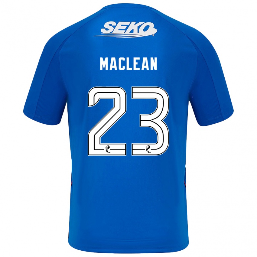 Heren Kirsty Maclean #23 Donkerblauw Thuisshirt Thuistenue 2024/25 T-Shirt