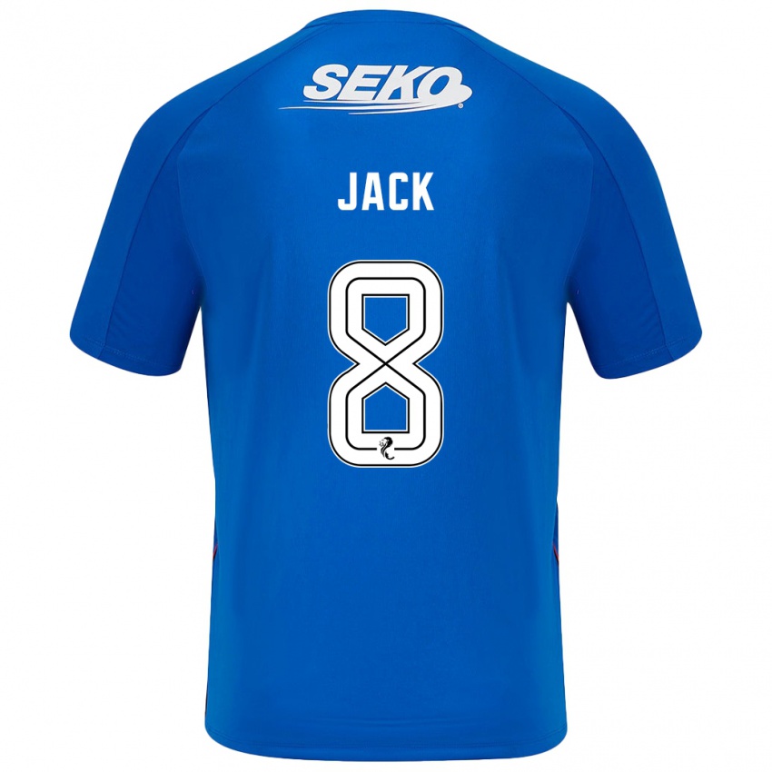 Heren Ryan Jack #8 Donkerblauw Thuisshirt Thuistenue 2024/25 T-Shirt